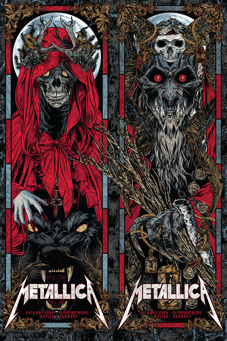 Studio Seppuku - The Art of Rhys Cooper — METALLICA - Munich